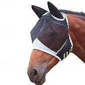 economico Supporto e Cura degli Animali-maschera traspirante per cavalli - comoda maschera anti-mosche in rete con paraorecchie - articoli equestri - per cavalli - per l&#039;estate &amp;equitazione all&#039;aperto - regalo perfetto per gli amanti dei