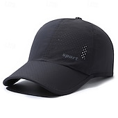 ieftine Accesorii pentru îmbrăcămintea de tenis-Șapcă de Baseball Șapcă de tenis Bărbați Șapcă Literă &amp; Număr Protecție Solară Confortabil la umezeală Respirabil pentru Tenis Baseball Pickleball Vară Negru Albastru Marin Închis Kaki