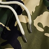 economico Vacanza-Per uomo Pantaloncini cargo Shorts Pantaloncini Estivi Coulisse Elastico in vita Multi-tasche Mimetico Comodità Indossabile Lunghezza al ginocchio All&#039;aperto Sport Quotidiano Moda Casual Verde