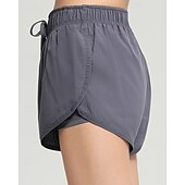 baratos Saias e Skorts Femininos-Mulheres Saias de tênis com shorts Com Cordão Respirável Secagem Rápida Ioga Tênis Pickleball Cor Sólida Local Preto Branco Cinzento Elastano Roupas de tênis