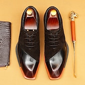 preiswerte Klassische Anzugschuhe-Herren-Schnürschuhe aus hochwertigem braunem Leder mit Brogue-Details – elegante Schuhe für Gala-Dinner, formelle Bälle und Abendveranstaltungen