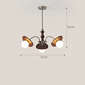 economico Luci a sospensione-Lampadario a sospensione a LED con 3/6/8 teste, lampadario Firefly, illuminazione a sospensione a LED, lampada da soffitto postmoderna, lampada a sospensione, lampadina inclusa, AC220V AC110V