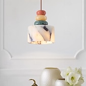 preiswerte Pendelleuchte-12 cm Hängelaternen-Design Pendelleuchte Marmor Galvanisiert Modern 110-120V 220-240V