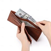 お買い得  男性用-1個 ナチュラル＆アウトドア 財布, ホリデーデコレーション パーティー 庭園 結婚式の装飾 1*11.6*9.2 cm