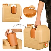 Bidon d'eau de camping portable de 5,28 gallons avec robinet &Distributeur de savon amovible - PE de qualité alimentaire sans BPA, robinet à débit réglable, large ouverture, conception durable pour le abordables Activité de Plein Air-Bidon d'eau de camping portable de 5,28 gallons avec robinet &Distributeur de savon amovible - PE de qualité alimentaire sans BPA, robinet à débit réglable, large ouverture, conception durable pour le