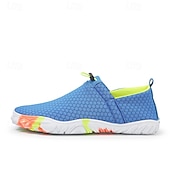 billige Sneakers til herrer-Slip-on nettingsko for menn i beige og oransje – elastiske, pustende loafers for reiser, sommerutflukter og enkel bruk på farten