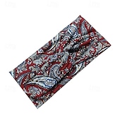 economico Accessori per acconciature-Fasce per capelli da donna in stile boho, elastiche, antiscivolo, larghe e spesse, in tessuto morbido, alla moda, accessori per capelli corti da donna.
