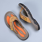 levne Sandály na dovolenou-Pánské outdoorové žabky s T-strap páskem a polstrovanou podrážkou, odolný vzor, sportovní vzhled pro dospělé, vhodné pro plážové aktivity, turistiku, použití u bazénu, letní dovolenou