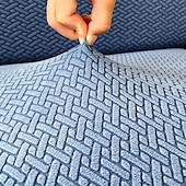 baratos Cobertura de Sofa-Capa de almofada de sofá jacquard grossa, protetor de móveis, capas de sofá para sofás, antipoeira, capa de assento removível, capa para crianças e animais de estimação