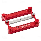 abordables Outils de Mesure-jauge centrale &amp;Kit de gabarit de goujonnage, gabarit de goujonnage autocentrant, guides de perçage, jauge centrale en acier inoxydable, jauge de marquage, outil de travail du bois