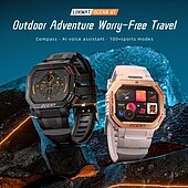 رخيصةأون ساعات ذكية-LOKMAT OCEAN GT ساعة ذكية 1.75 بوصة سمارت ووتش بلوتوث عداد الخطى تذكرة بالاتصال متتبع النوم متوافق مع Android iOS نسائي رجالي إسبات الطويل مكالمات بدون يد ضد الماء IP68 علبة ساعة 51 ملم