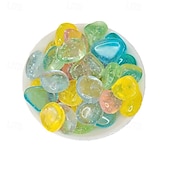  100 ks bling svítící kameny svítící zahradní oblázky třpytivé světelné kameny svítící kameny do zahrady, venkovní svítící kameny na trávník, terasu, chodník, příjezdovou cestu