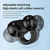 abordables Écouteurs Bluetooth sans fil-Écouteurs à clip ouverts Bluetooth 5.3 Z28 – Écouteurs TWS véritable sans fil avec micro faible latence son HiFi design léger crochets d&#039;oreille pour le sport compatible iOS/Android