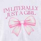 economico Completi per bambine-Ragazze 3D Lettera T-shirt e pantaloni Manica Corta Estate Casual Bambino (1-4 anni) Dai 4 anni in su Girocollo All'aperto Vestibilità comoda