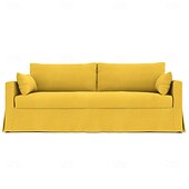 preiswerte Sofabezug-Sofabezug passend für Hyltarp-Sofa, einfarbig, gesteppte Polyester-Schonbezüge