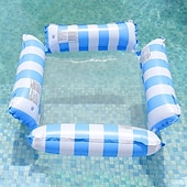 cheap Beach &amp; Outdoor Toys-1 Pack Hammock Pool Floats Adults Multi-Purpose Inflatable Pool Floats PVC Water Hammock Lounge Floaties