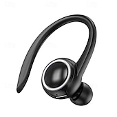 economico Cuffie TWS wireless-Cuffie Sportive Bluetooth 5.2 con Gancio - Auricolari Wireless Impermeabili con Luce LED Controllo Touch Riduzione del Rumore Compatibili con iOS e Android