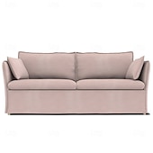 cheap Sofa Cover-Sofa Cover Suitable For BACKSÄLEN Sofa Solid Color Quilted Velvet Slipcovers