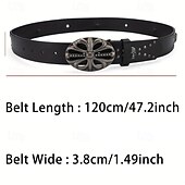 preiswerte Herren-Gürtel-Herren Gürtel Taillengürtel Schwarz Legierung Langlebig Verstellbar Einfach Outdoor Täglich