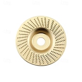 cheap Drill Bit Set-3PCS Wood Carving Disc Set for 4&quot; or 4 1/2&quot; Angle Grinder with 5/8&quot; Arbor, Grinding Wheel Shaping Disc for Wood Cutting, Grinder Cutting Wheel Attachments