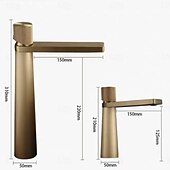 cheap Bathroom Sink Faucets-Bathroom Sink Faucet - Waterfall Electroplated Centerset Single Handle One HoleBath Taps