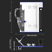 baratos acessórios de perfuração-Suporte para rebarbadora angular para corte de azulejos com chanfro de 45, suporte para rebarbadora angular com chave de fenda, ferramenta de chanfradura de azulejos de aço inoxidável para rebarbadora