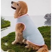 preiswerte Kühlweste &amp; Shirt-Hunde-Shirts, schnelltrocknende, weiche, dehnbare Haustier-T-Shirts mit reflektierendem Etikett, Tanktop, ärmellose Weste, Sonnenschutz, Hundekleidung für große Hunde