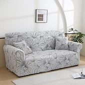 baratos Cobertura de Sofa-Capa elástica para sofá em tecido jacquard, capa elástica para sofá secional em formato de L, capa de canto para sala de estar, 1/2/3/4 lugares
