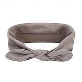 economico Accessori per acconciature-Fasce per capelli con fiocco per donne e ragazze, fasce larghe per capelli da donna, fasce per capelli elastiche morbide e antiscivolo, bandane turbanti da palestra, fasce per capelli, accessori per
