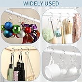 cheap Shower Curtains-Shower Curtain Hooks, 12 Pcs Shower Curtain Rings, Durable Rust Proof Black Shower Curtain Hooks, Shower Rings for Curtain, Double Glide Shower Curtain Hooks for Shower Curtain Rods
