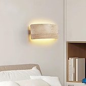 economico Luci da parete-Applique da parete a LED in pietra Wabi-Sabi, luce d&#039;atmosfera a LED, lampada da scala, cortile, balcone retrò, bagno, 110-240 V