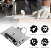 baratos acessórios de perfuração-Suporte para rebarbadora angular para corte de azulejos com chanfro de 45, suporte para rebarbadora angular com chave de fenda, ferramenta de chanfradura de azulejos de aço inoxidável para rebarbadora