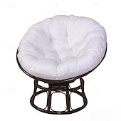 abordables Housse de canapé-Coussin rond pour balcon, patio, jardin, extérieur ou intérieur, coussin de chaise suspendu, coussin de remplacement pour chaise en forme d&#039;œuf