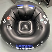 cheap Outdoor Activity-E-sports inflatable sofa chair creative internet cafe game back chair bedroom flocking lazy sofa