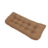 abordables Housse de canapé-Coussins de chaise d&#039;extérieur, coussin de banc en mousse à mémoire de forme imperméable et rembourré pour balançoire, causeuse, meubles de patio 130*50