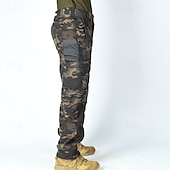 cheap Cargo Pants-Men&#039;s Cargo Pants Tactical Pants Trousers Buttons Multi Pocket Plain Wearable Outdoor Daily Camping &amp; Hiking Fashion Classic Black Camouflage