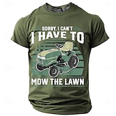 ieftine Tricouri amuzante pentru bărbați-Bărbați Argou amuzant Tricou Manșon scurt Tricou Tipărire 3D Stil Nautic Cămașă Modă Zilnic De Bază Stradă Casual Zilnic Negru Albastru piscină Trifoi Vară Primăvară Îmbrăcăminte S M L XL XXL XXXL