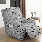 cheap Sofa Cover-Recliner Sofa Chaise Lounge Cover Geometric Printed Reclining Sofa Slipcovers
