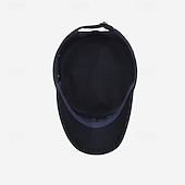 preiswerte Herrenhüte-Herren Schiebermütze Sonnenhut Trucker-Kappe Schwarz Marineblau Polyester Metall Mode Lässig Straße Täglich Einfach Verstellbar Sonnenschutz Atmungsaktiv