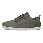 billiga Herrsneakers-Helvita herrsneakers i canvas – minimalistiska vardagsskor för pendling, college och vardagliga fredagar