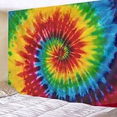 preiswerte Kunst Wandteppiche-Juni Pride Monat Regenbogen Krawatte Farbstoff hängen Wandteppich Wandkunst große Wandteppich Wandbild Dekor Fotografie Hintergrund Decke Vorhang Haus Schlafzimmer Wohnzimmer Dekoration