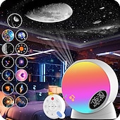 お買い得  スマートライト-ギャラクシープロジェクター 13 in 1 HD プラネタリウム 寝室用スタープロジェクター スタープロジェクター ギャラクシーライト Bluetoothスピーカー付き &amp;ホワイトノイズリモコン/自動オフタイマー付き宇宙銀河ランプ、子供へのプレゼント、室内装飾