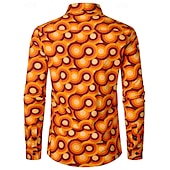 cheap Tops-Retro Vintage 1970s Shirt Disco Geometic Psychedelic Men&#039;s Halloween Carnival Music Festival Pride Parade Pride Month Adults&#039; Shirt