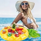 お買い得  水やり用-プール用フローティングドリンクホルダー、フローティングカバナバー、大人用ホットタブドリンクホルダー、インフレータブルプールアクセサリー