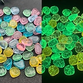  100 ks bling svítící kameny svítící zahradní oblázky třpytivé světelné kameny svítící kameny do zahrady, venkovní svítící kameny na trávník, terasu, chodník, příjezdovou cestu