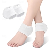economico Cura Personale &amp; Salute-3 paia di calzini idratanti in gel per talloni da donna e da uomo, calzini protettivi in silicone per la notte per talloni secchi e screpolati, calzini da notte invisibili per la cura dei talloni