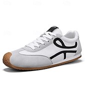preiswerte Sneaker für Herren-weiße sportliche Herren-Sneaker mit roten und blauen Akzenten – lässig, leicht, ideal für einen aktiven Lebensstil und Outdoor-Aktivitäten