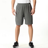 billiga Sov botten-Herr Vardagsklädsel Pyjamasshorts Slät Mode Klassisk Ledigt Hem Dagligen Säng Bomull Komfort Andningsfunktion Mjuk Shorts Elastisk midja Sommar Svart Rodnande Rosa