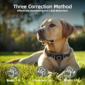 cheap Dog Training &amp; Behavior-Dog Training Anti Bark Collar Shock Collar Anti Bark Device Shock Collar For Dogs With Remote Dog Barking Control Devices Remote Controlled New Design Dog Dog Pets Waterproof Trainer Adjustable