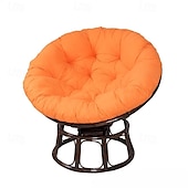 abordables Housse de canapé-Coussin rond pour balcon, patio, jardin, extérieur ou intérieur, coussin de chaise suspendu, coussin de remplacement pour chaise en forme d&#039;œuf